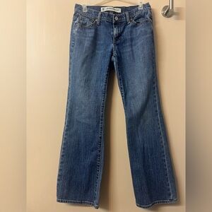 GAP Low Rise Boot Cut Jeans. Size 2A. Manufacturer date FALL03.
